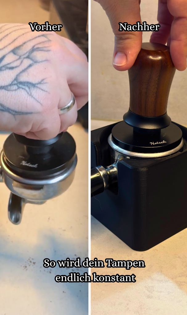 Sauberes und stabiles Tampen ohne Verrutschen – Tamperstation 58mm