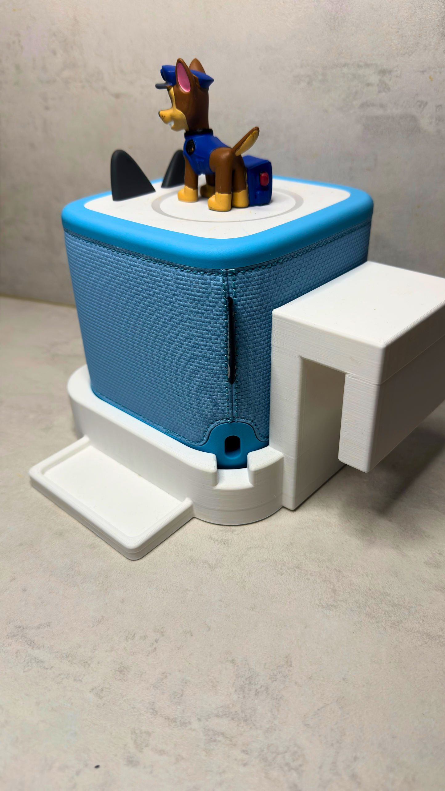 Kein fester Platz für die Toniebox im Bett – Halterung für Toniebox 2 (Einhang 20 mm)