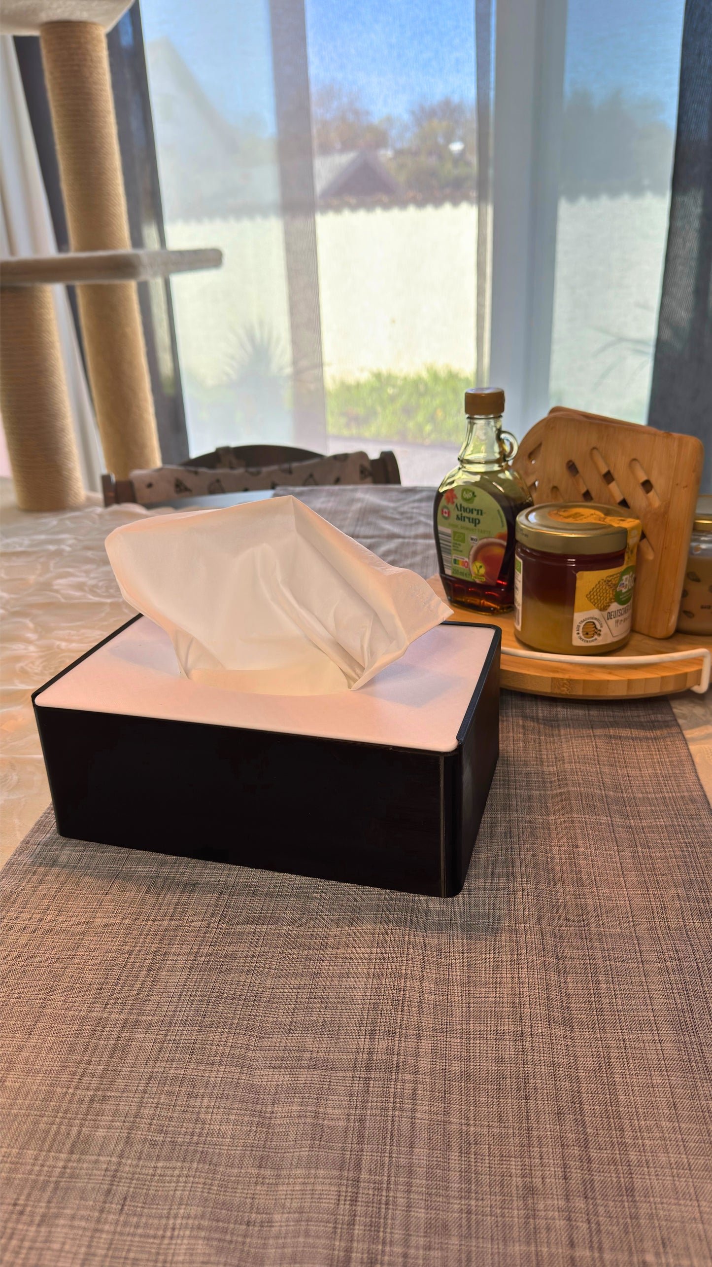 Unruhige Taschentuchboxen vermeiden – Schlichte Box für Zupfboxen (dm & Rossmann)