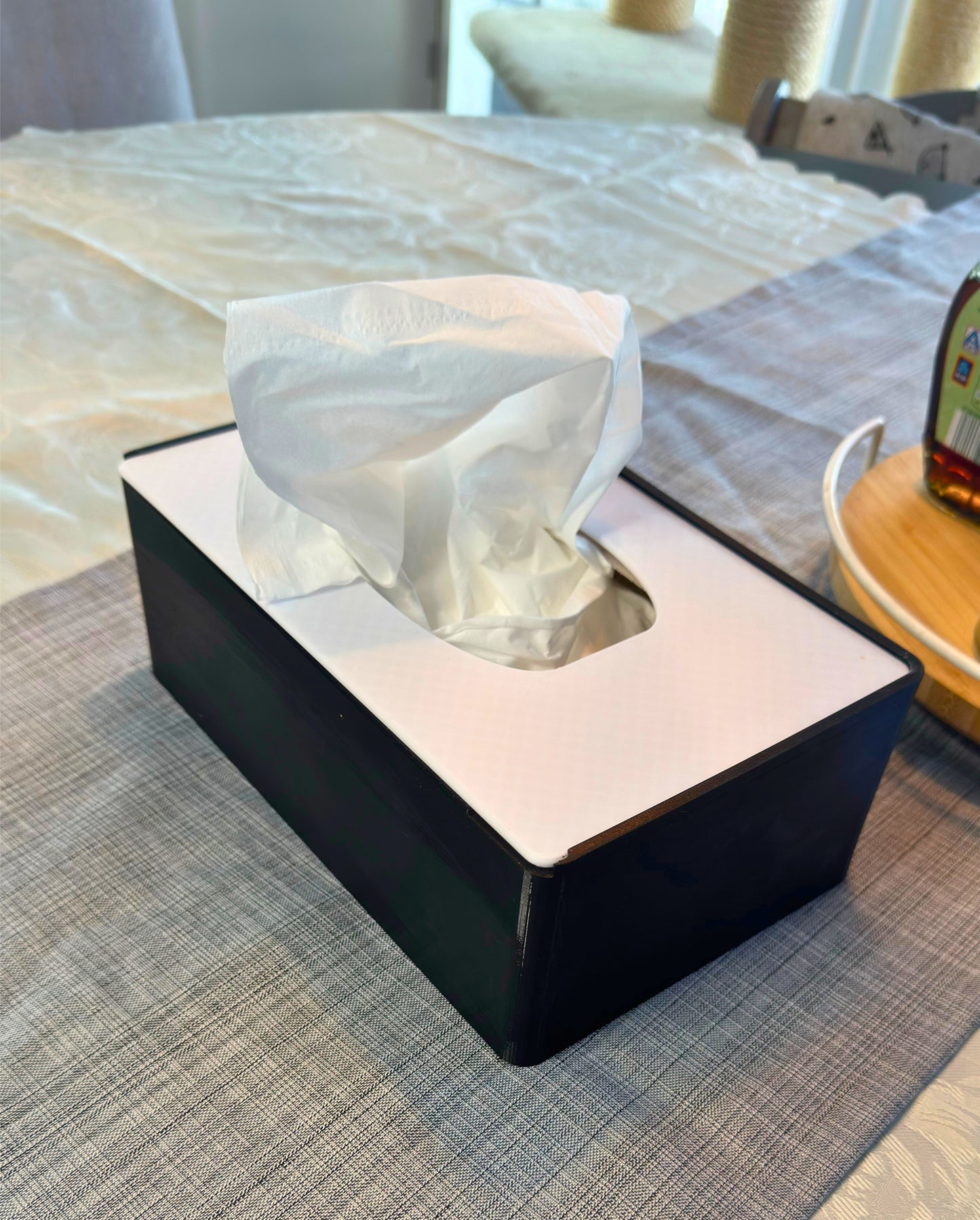 Unruhige Taschentuchboxen vermeiden – Schlichte Box für Zupfboxen (dm & Rossmann)